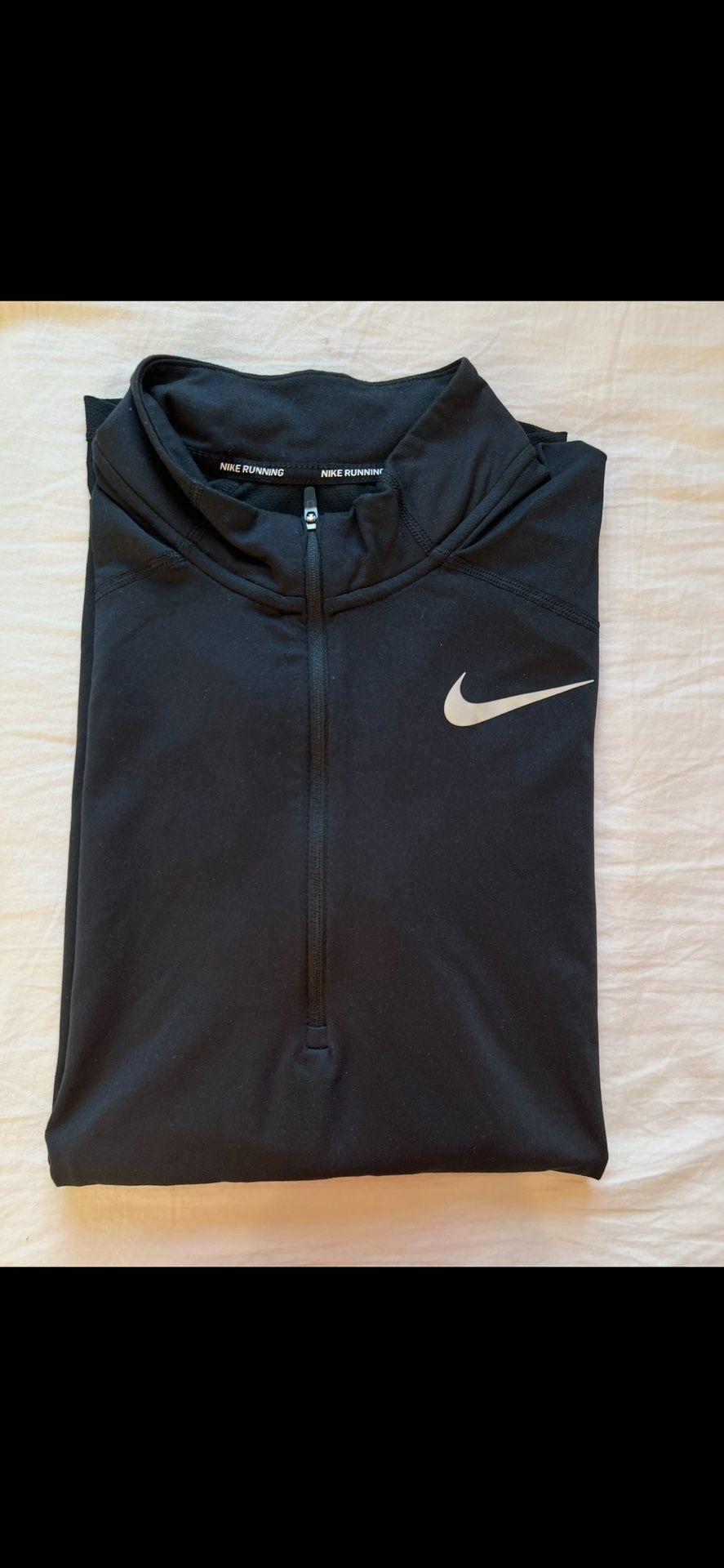 Nike Men's Dri-Fit 1/2-Zip Running Top - Black - Size S - New