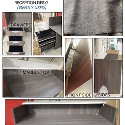 Reception Desk, Rug and/or Printer! Start Up Business Ready!