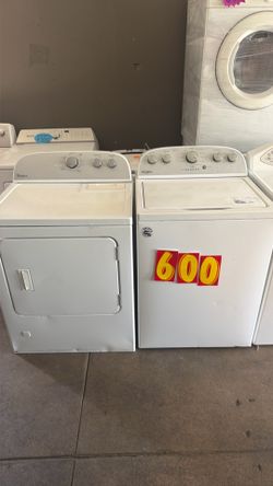 ✨ Refurbished Whirlpool Top-Load Washer & Dryer Set – Only $600! ✨