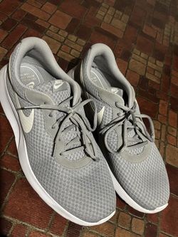 Gray sneakers, size 13