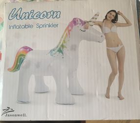 Inflatable Unicorn Sprinkler