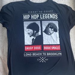 Vintage Snoop Dog Biggie Smalls Tshirt. Size Large