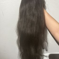 Lace Front Hand Crafted Brown Wig 
