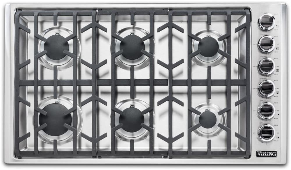 Viking 5 Series VGSU53616BSS
36 Inch Professional 5 Series Gas Cooktop