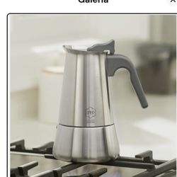 Hermosa cafetera espresso