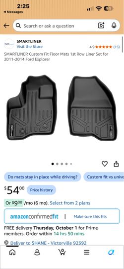 Explorer floor mats