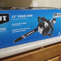 (HART) 20V 12" Chain Saw Kit 
