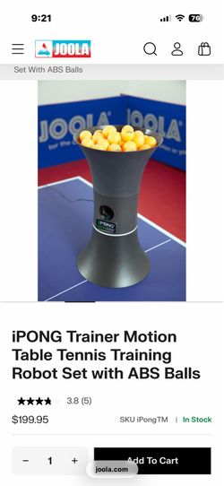 Free bnew Ping Pong Robot with Table purchase