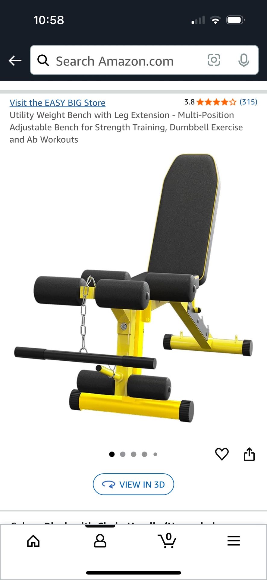 Brand New Bench With Leg Extension