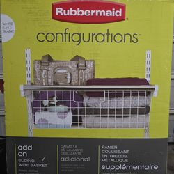 Rubbermaid sliding wire basket