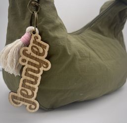 Customized Wood Keychain