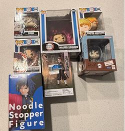 Demon Slayer Figure & Funko Pop Lot of 6