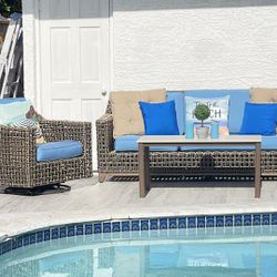Outdoor Furniture/patio Furniture/outdoor Seating Set/patio Seats/outdoor Rocking Chair/patio Furniture Set/muebles De Patio Terraza/patio Sofa Set