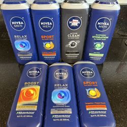 Nivea Men Body Wash $3 Each