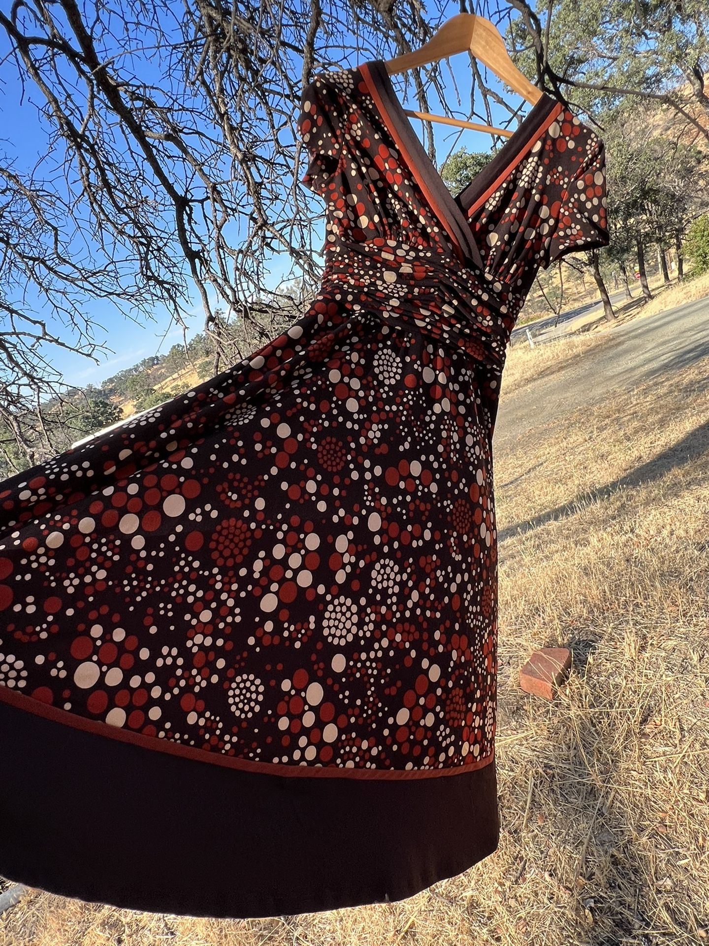 Tracv Lynn Pock-a Dotted Dress