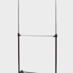 Adjustable Double Rod Garment Rack