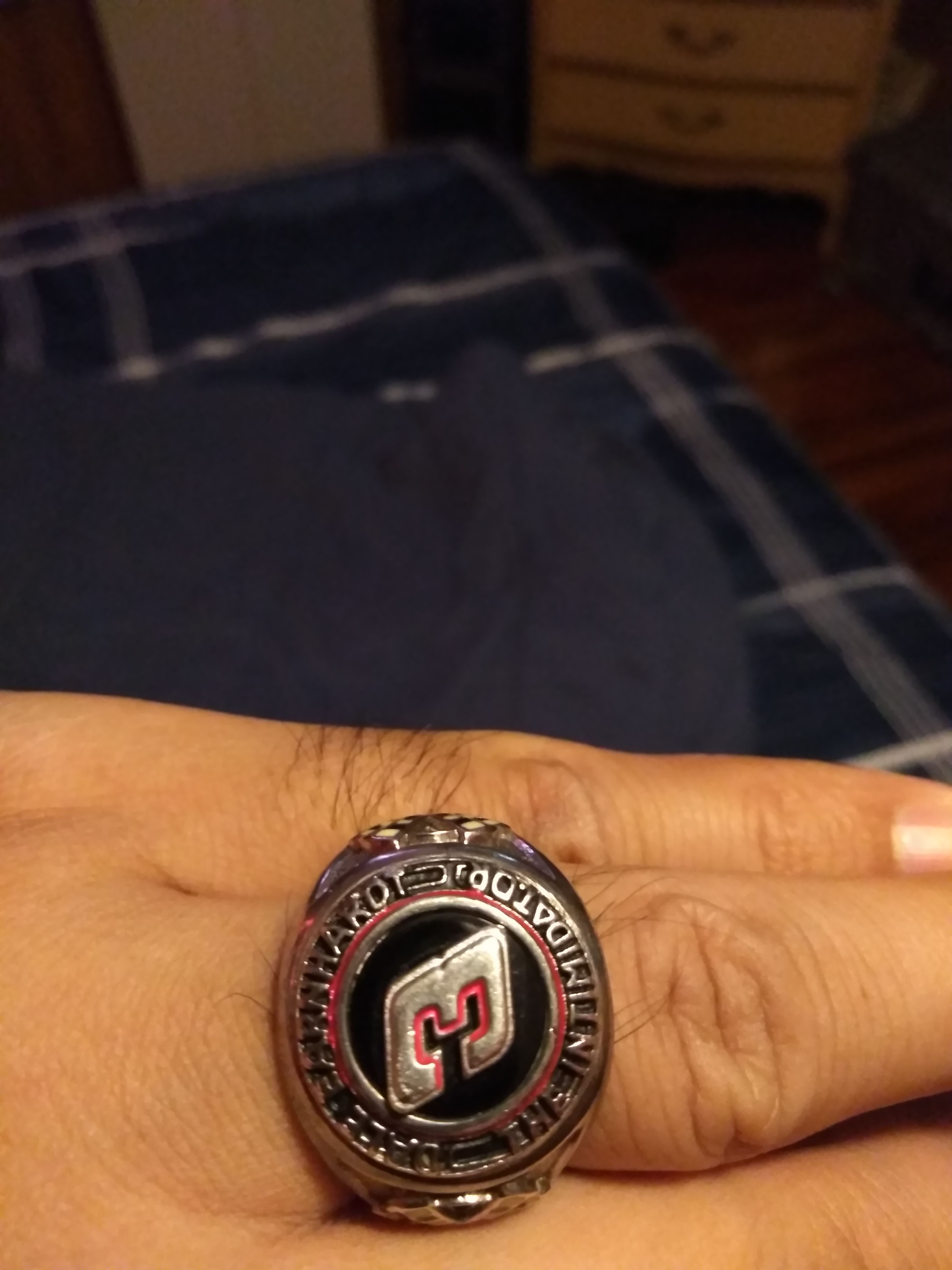 Dale Earnhardt ring from Franklin mint