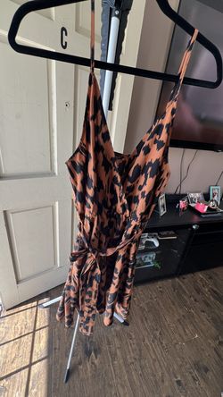 Leopard print dress