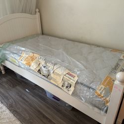 Twin Wooden Bed-Pottery Barn Brand