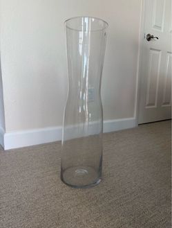 Vase, height 25,5 inch., width 6,5 inch.