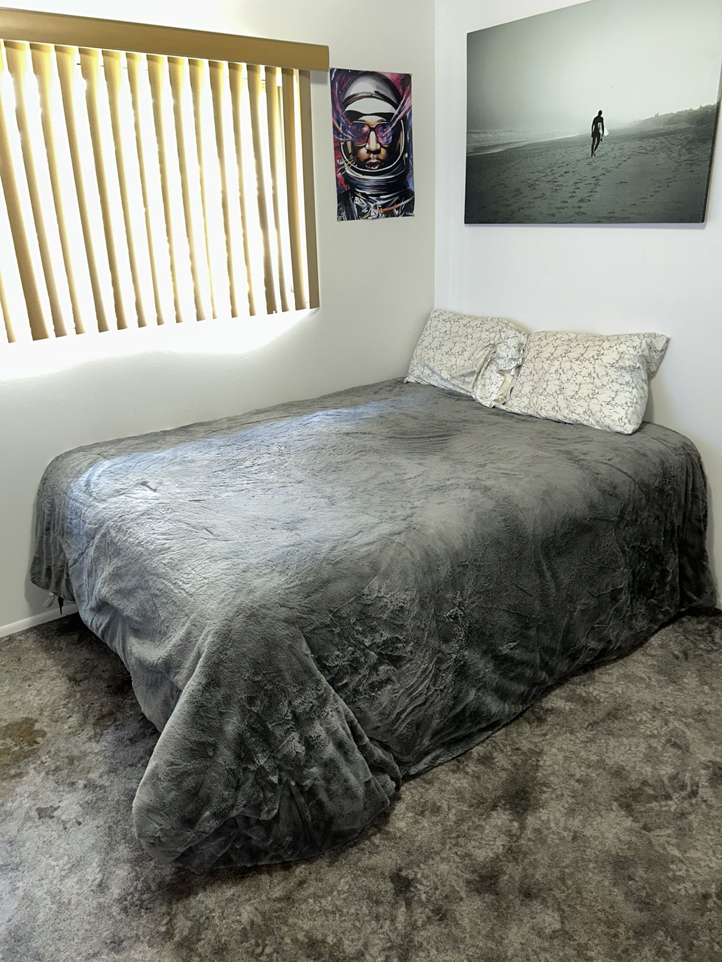 Queen Mattress with Bed Frame