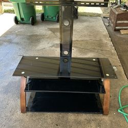 TV Stand- Black/Glass
