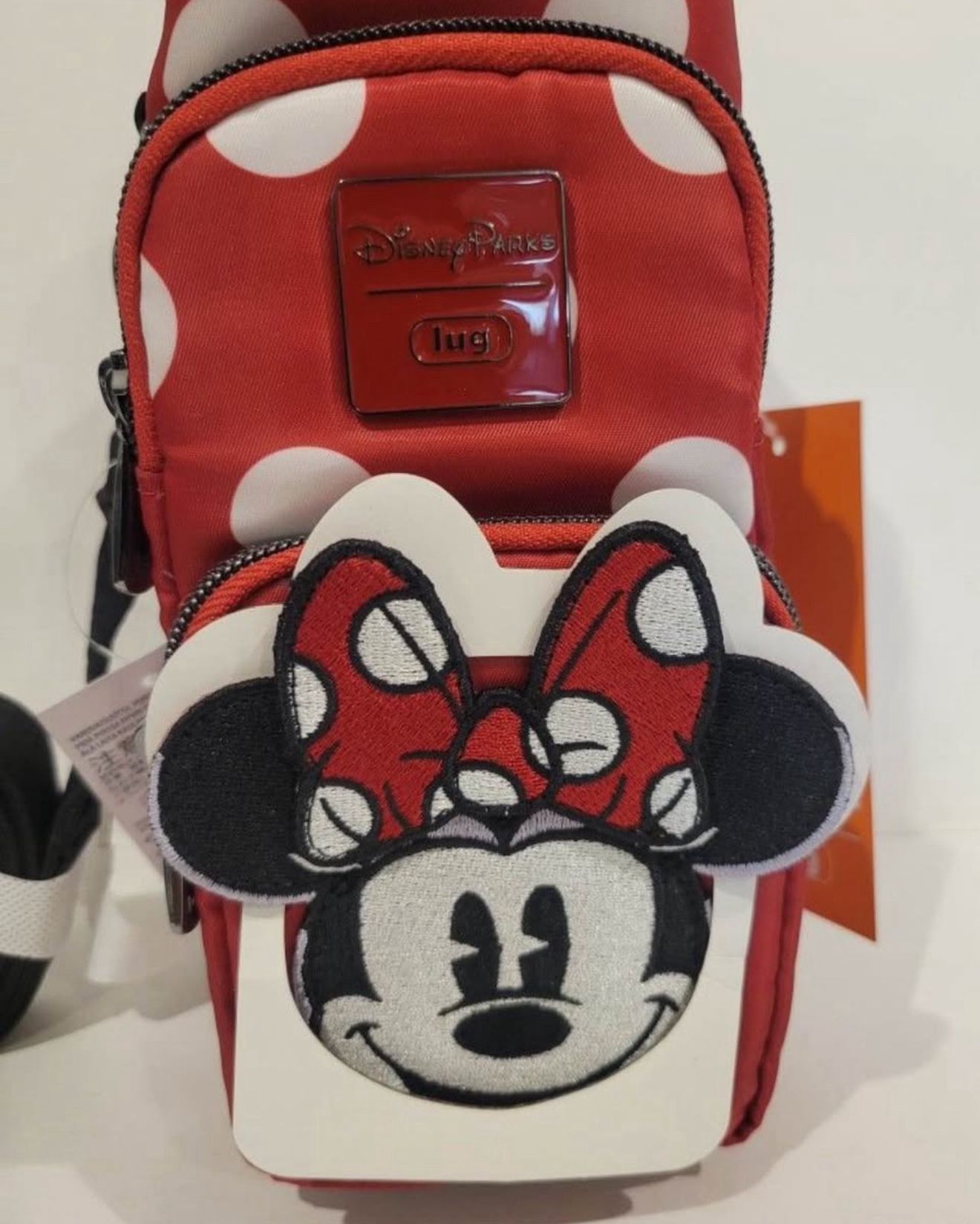Disney Parks Minnie Mouse XOXO Lug Water Bottle Holder Crossbody Bag NEW 2025