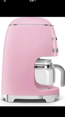 Smeg Drip Filter Coffee Machine - Pink