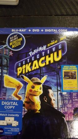 Pokemon Detective Pikachu Blu-ray +DVD