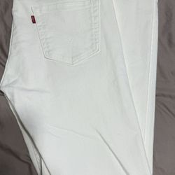 Levi’s White Jeans