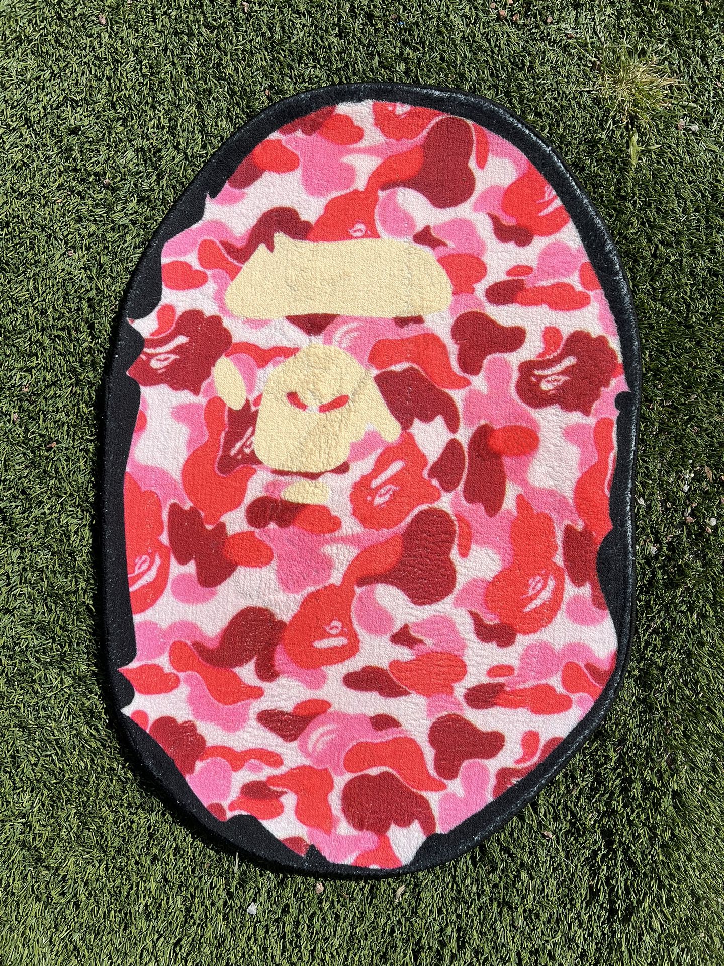 Bape Head Pink Soft Material 3FTx2FT Brand New 