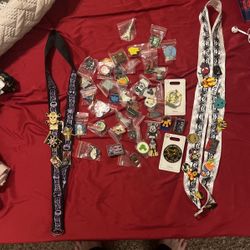 Disney Pins And Lanyards