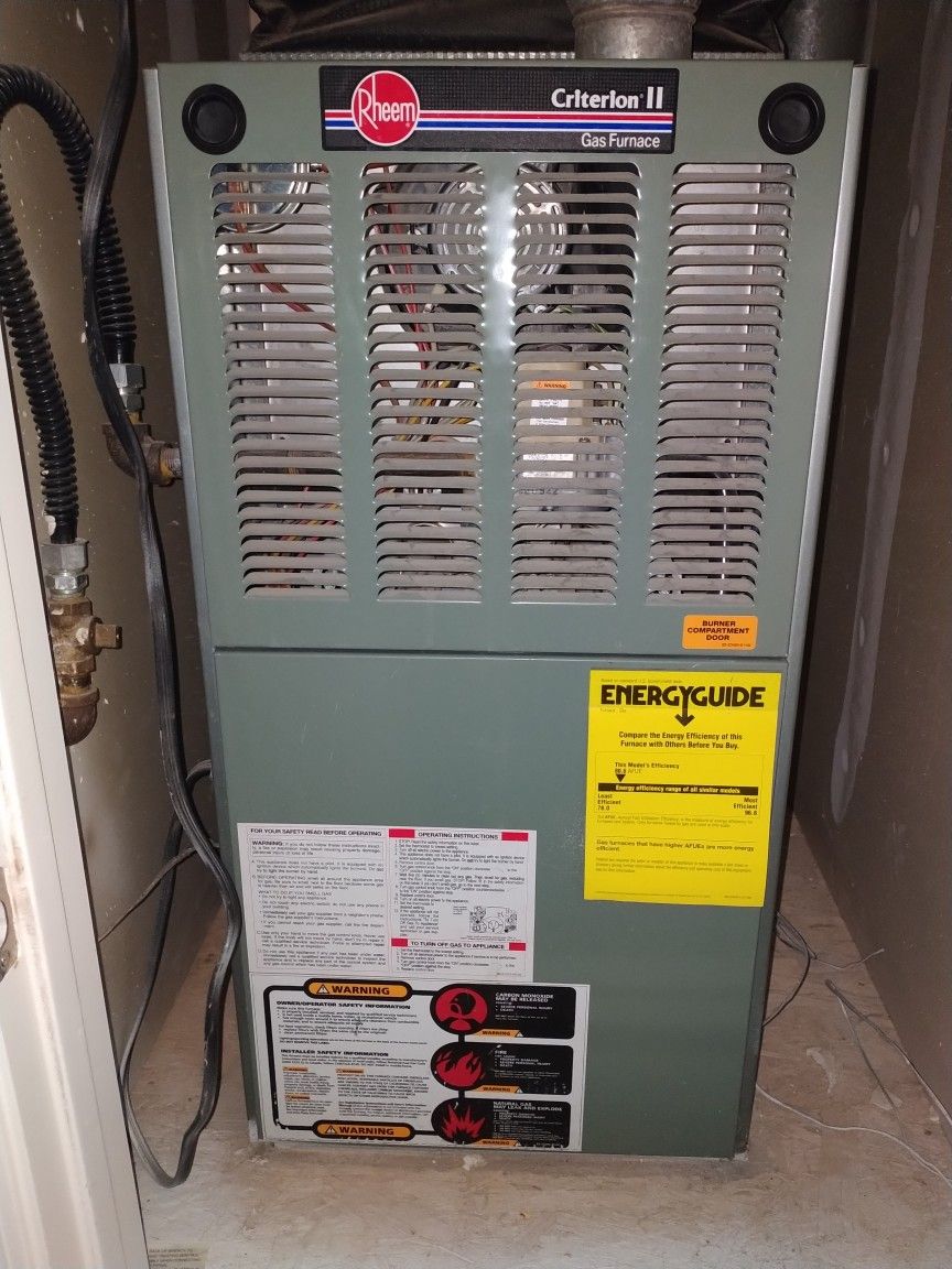 Rheem Criterion II. Gas Furnace for Sale in Rio Rancho, NM OfferUp