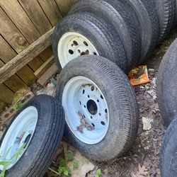 Tire Utility Trailer 