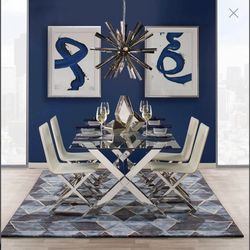 Z gallerie dining table and chairs