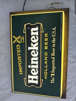 Heineken Beer Bar Sign