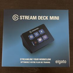 Elgato Stream Deck Mini Compact 6-Key Control Pad (New)