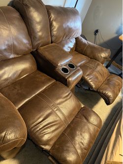Loveseat dual recliner