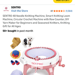 SENTRO 48 & 22 Needle Circular Crochet Machines
