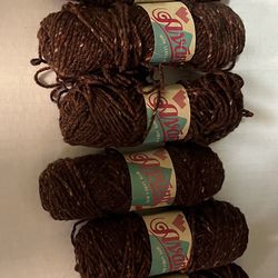 8 VINTAGE Stanley Berroco Avanti Lamb's Wool Yarn 50g each