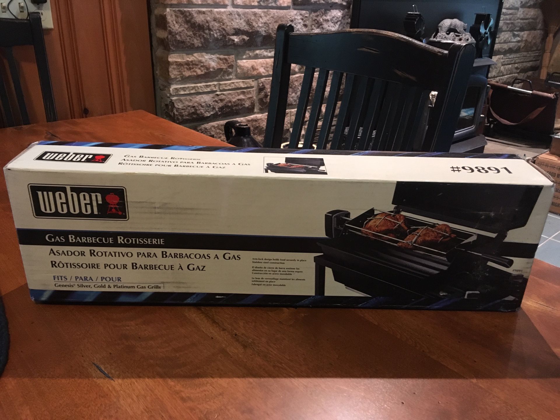 New Weber Rotisserie