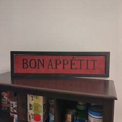 Bon Appetite Metal Kitchen Sign