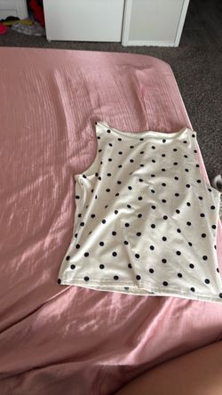 polkadot top size M