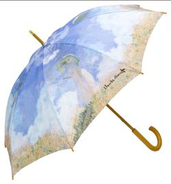 Claude Monet Art Print Walking Umbrella