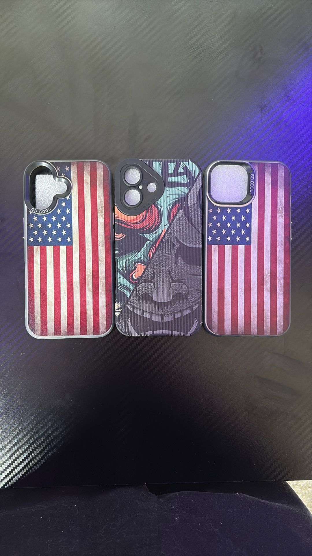 American Flag & Anime iPhone Case – Soft & Stylish | Brand New | $10 Each