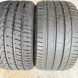 Two Premium Tires 295/30/20 Pirelli P Zero Like New With 80-95% Left Good Deal Pair • 