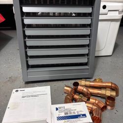 Brand New Trane Hydronic Heater and Copper fittings