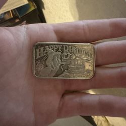 silver troy ounce happy birthday 