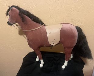 American Girl Doll Felicity's Horse Penny retired Brown Horse Black Mane Toy