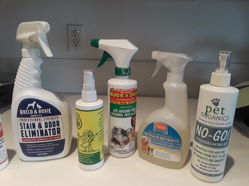 ORGANIC Pet care spray bottles. Puppy dog Assorted bottles. $10. Each. Your pick